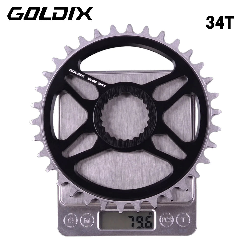 GOLDIX Wide-Narrow Chainring – Shimano Deore XT M7100 M8100 M9100 | 12-fach | MTB Kettenblatt 1x | verschiedene Größen