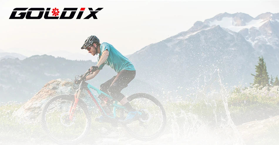 GOLDIX 104BCD MTB Crankset 32T/34T/36T/38T Narrow Wide