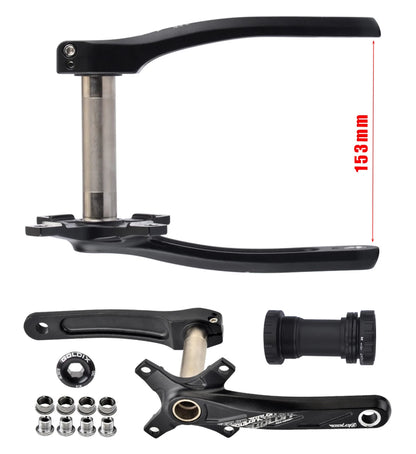GOLDIX MTB Kurbelgarnitur 104BCD – 10/11/12-fach | BSA BB68 inkl. | 170/175mm | 668g | Aluminum