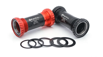 KACTUS Bicycle Bottom Bracket BSA Thread Kit Road MTB Bike Frame 68/73 for Axis 24/22 and 29/30mm for Shimano/SRAM GXP Crankset