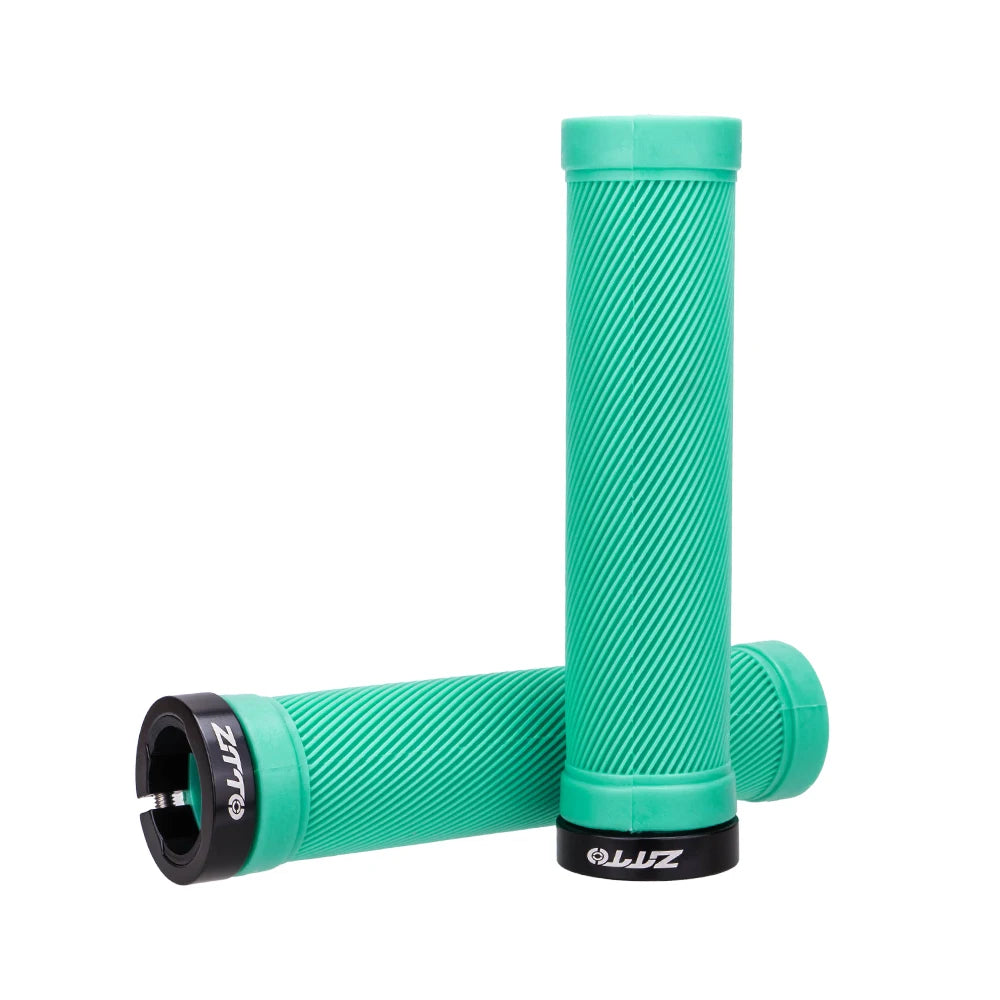 ZTTO 1 Pair AG40 MTB Grips for Mountain Bike Fixed Gear Lock-on Grips Anti-Slip Handlebar Shock-Proof Rubber Bicycle Grip Parts