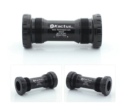 KACTUS Bicycle Bottom Bracket BSA Thread Kit Road MTB Bike Frame 68/73 for Axis 24/22 and 29/30mm for Shimano/SRAM GXP Crankset