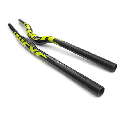 ULLICYC 3K Carbon MTB Lenker – 31.8mm | 580–740mm | Flat & Rise | Fluorescent Yellow | Trail & Enduro