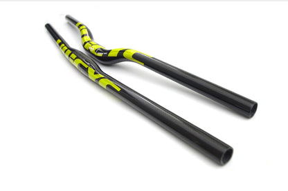 ULLICYC 3K Carbon MTB Lenker – 31.8mm | 580–740mm | Flat & Rise | Fluorescent Yellow | Trail & Enduro