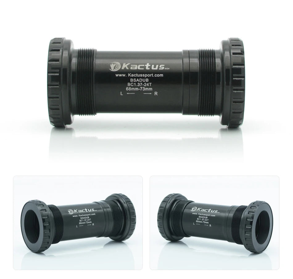 KACTUS Bicycle Bottom Bracket BSA Thread Kit Road MTB Bike Frame 68/73 for Axis 24/22 and 29/30mm for Shimano/SRAM GXP Crankset