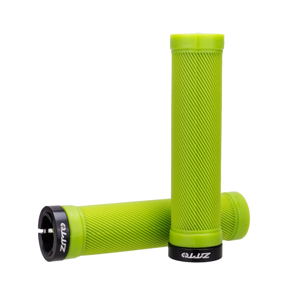 ZTTO 1 Pair AG40 MTB Grips for Mountain Bike Fixed Gear Lock-on Grips Anti-Slip Handlebar Shock-Proof Rubber Bicycle Grip Parts