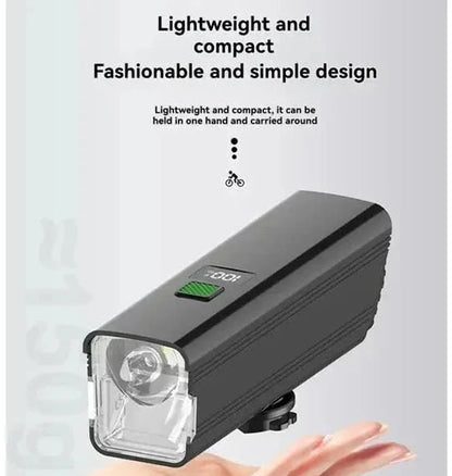 Fahrrad Frontlicht 800 Lumen – USB-C | 4500mAh 21700 Akku | Weitwinkel | MTB & Pendler