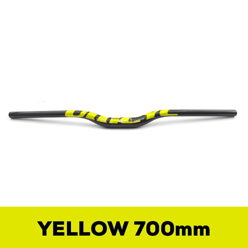 ULLICYC 3K Carbon MTB Lenker – 31.8mm | 580–740mm | Flat & Rise | Fluorescent Yellow | Trail & Enduro