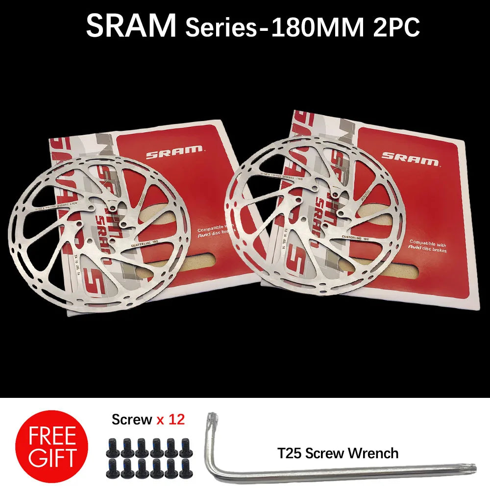 Sram AVID RT56 Bike Brake Rotor Centerline 160 180 203 Hydraulic Disc Brake Rotors With Bolts for MTB Mountain Road Bike Scooter