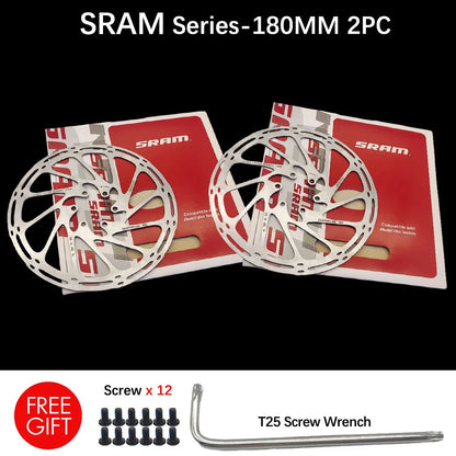 Sram AVID RT56 Bike Brake Rotor Centerline 160 180 203 Hydraulic Disc Brake Rotors With Bolts for MTB Mountain Road Bike Scooter