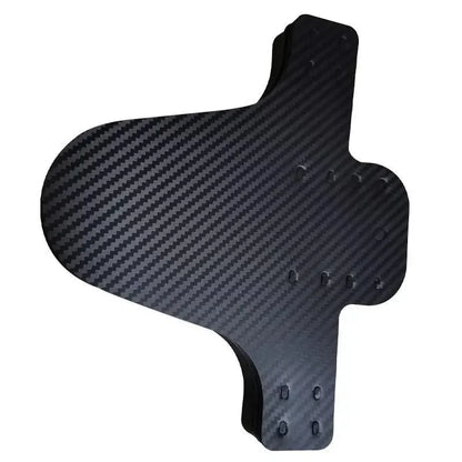 MTB Carbon Mud Guard Set – Universelles Schutzblech für Vorder- & Hintergabel | Inkl. 5 Kabelbinder