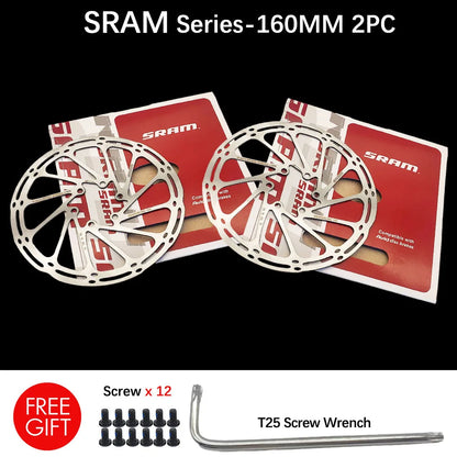 Sram AVID RT56 Bike Brake Rotor Centerline 160 180 203 Hydraulic Disc Brake Rotors With Bolts for MTB Mountain Road Bike Scooter