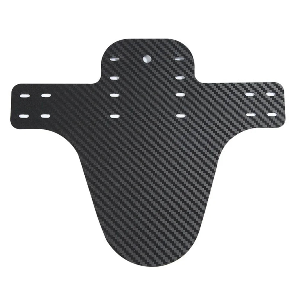 MTB Carbon Mud Guard Set – Universelles Schutzblech für Vorder- & Hintergabel | Inkl. 5 Kabelbinder