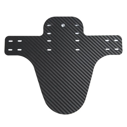 MTB Carbon Mud Guard Set – Universelles Schutzblech für Vorder- & Hintergabel | Inkl. 5 Kabelbinder