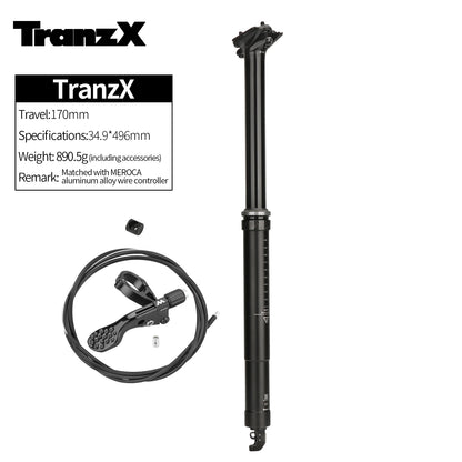 ONE Dropper Seatpost – 34.9mm | 481mm | 788g | Interne Zugführung | Trail & Enduro