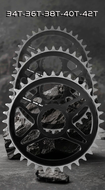 GOLDIX Wide-Narrow Chainring – Shimano Deore XT M7100 M8100 M9100 | 12-fach | MTB Kettenblatt 1x | verschiedene Größen