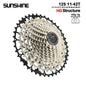 SUNSHINE Ultralight Bicycle Cassette Freewheel Carbon Steel Material 9/10/11/12/13 Speed HG Structure Sprocket for Mountain Bike