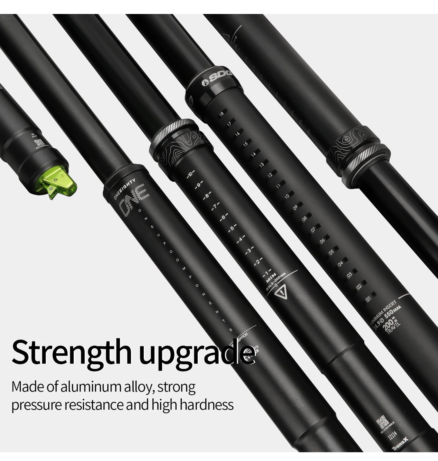 ONE Dropper Seatpost – 34.9mm | 481mm | 788g | Interne Zugführung | Trail & Enduro