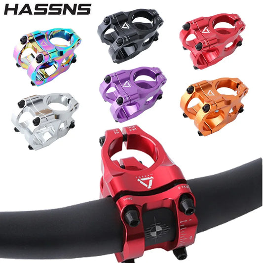 HASSNS Mtb Power Bike Stem 28.6*31.8mm Mountain Road Bicycle handlebar stem dragon bike table For AM FR DH bike accessories