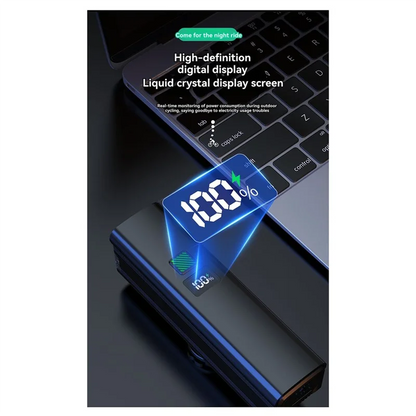 Fahrrad Frontlicht 800 Lumen – USB-C | 4500mAh 21700 Akku | Weitwinkel | MTB & Pendler
