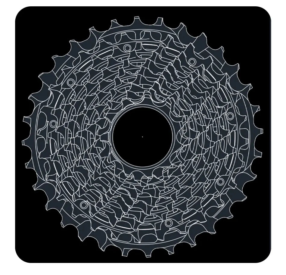 SUNSHINE Ultralight Bicycle Cassette Freewheel Carbon Steel Material 9/10/11/12/13 Speed HG Structure Sprocket for Mountain Bike