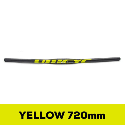 ULLICYC 3K Carbon MTB Lenker – 31.8mm | 580–740mm | Flat & Rise | Fluorescent Yellow | Trail & Enduro