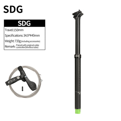 ONE Dropper Seatpost – 34.9mm | 481mm | 788g | Interne Zugführung | Trail & Enduro