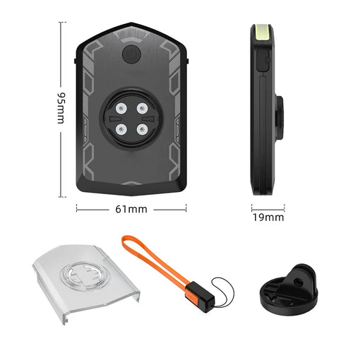 Bike Lighting Solution 5000mAh – USB-C Frontlicht mit Powerbank | Garmin-kompatibel | Trail & Enduro | inkl. Halterung