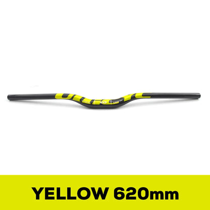 ULLICYC 3K Carbon MTB Lenker – 31.8mm | 580–740mm | Flat & Rise | Fluorescent Yellow | Trail & Enduro