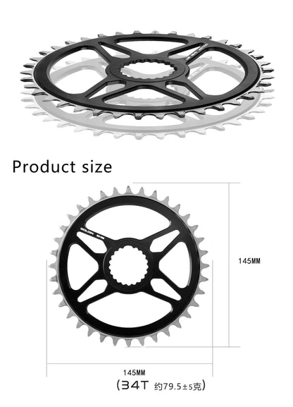 GOLDIX Wide-Narrow Chainring – Shimano Deore XT M7100 M8100 M9100 | 12-fach | MTB Kettenblatt 1x | verschiedene Größen