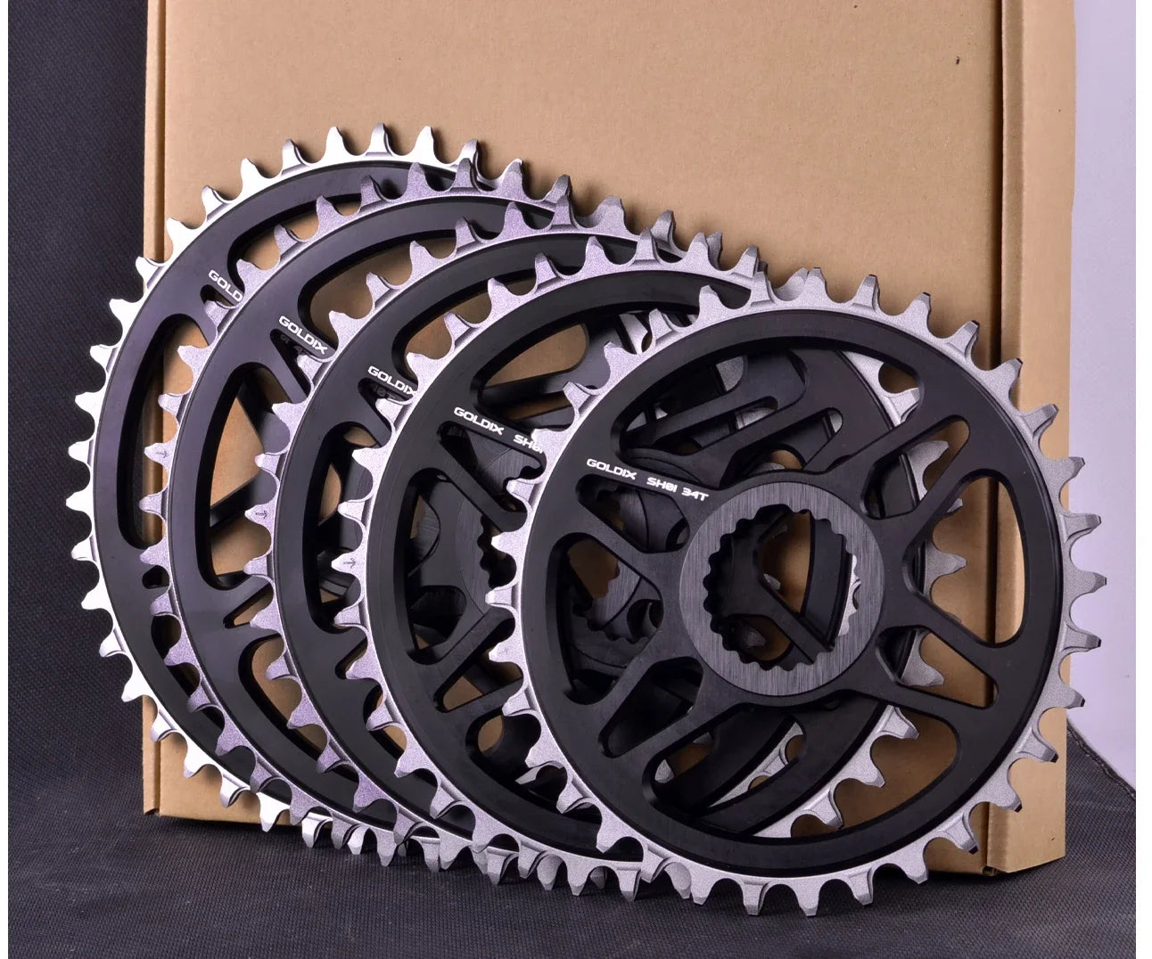 GOLDIX Wide-Narrow Chainring – Shimano Deore XT M7100 M8100 M9100 | 12-fach | MTB Kettenblatt 1x | verschiedene Größen