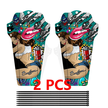Mountain Bike Fenders Road Bike Mud Tiles Speedway Bike Mud in Addition to Cycling Dead Bike Water Fenders Bicycle Accessories