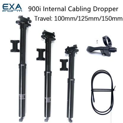 KS Exa Form 900i Dropper MTB Seatpost Hydraulic Adjustable Height Mountain Bike Cable Remote Hand Control 30.9 31.6mm Seat Tube