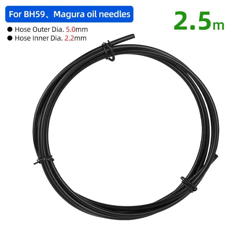 2500mm Bicycle Hydraulic Disc Brake Hose for Shimano BH59 BH90 Sram Magura Tektro 3 Layers Oil Tube Pipe Cycle Brake Replacement