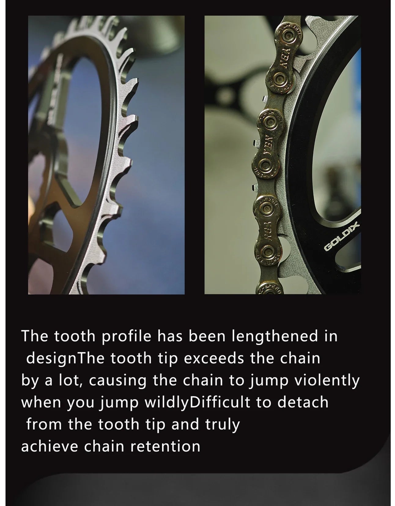 GOLDIX Wide-Narrow Chainring – Shimano Deore XT M7100 M8100 M9100 | 12-fach | MTB Kettenblatt 1x | verschiedene Größen