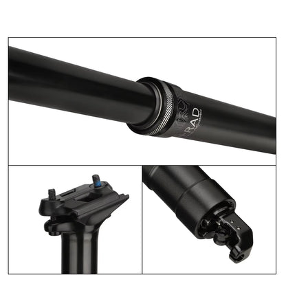 ONE Dropper Seatpost – 34.9mm | 481mm | 788g | Interne Zugführung | Trail & Enduro