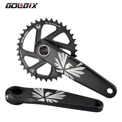 GOLDIX MTB Crankset – 1x | 30/32/34/36/38T | BSA 68/73mm | 170/175mm | GXP incl. Bottom Bracket