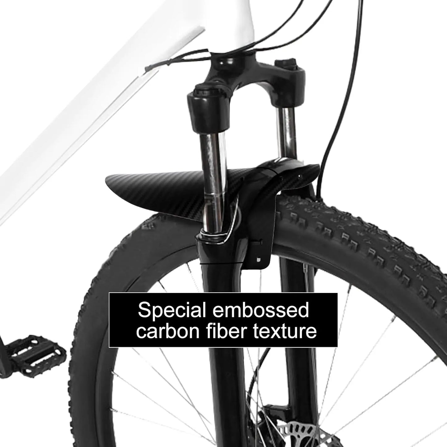 2 Mud Guard Carbon Optik Front/Rear