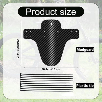 2 Mud Guard Carbon Optik Front/Rear