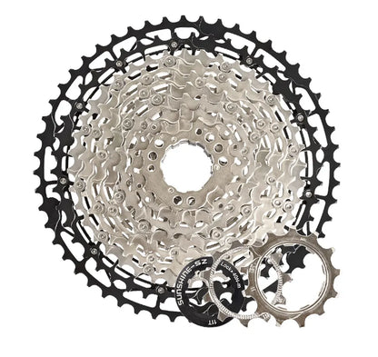 SUNSHINE Ultralight Bicycle Cassette Freewheel Carbon Steel Material 9/10/11/12/13 Speed HG Structure Sprocket for Mountain Bike