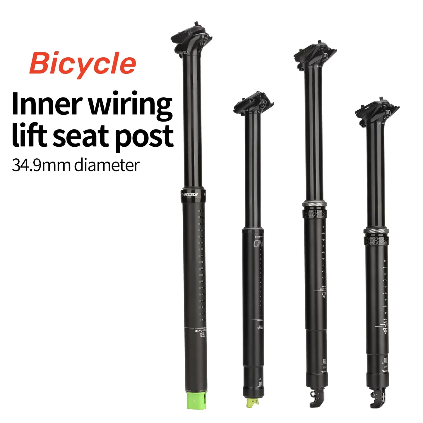ONE Dropper Seatpost – 34.9mm | 481mm | 788g | Interne Zugführung | Trail & Enduro