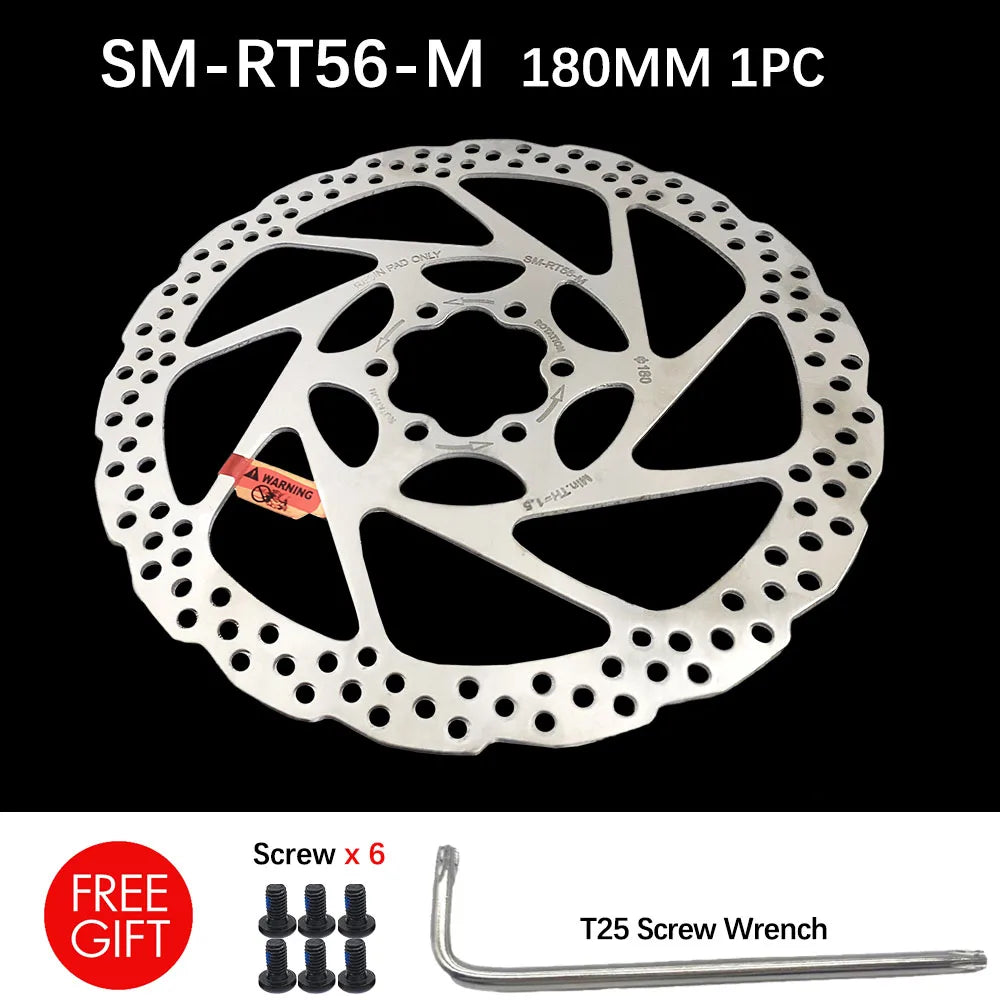 Sram AVID RT56 Bike Brake Rotor Centerline 160 180 203 Hydraulic Disc Brake Rotors With Bolts for MTB Mountain Road Bike Scooter