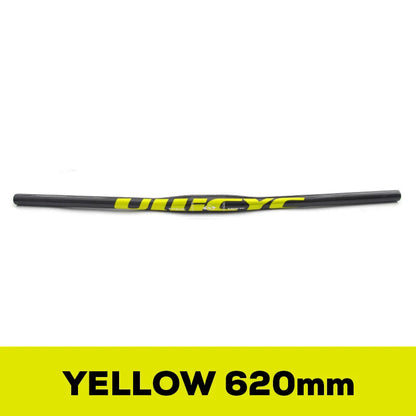 ULLICYC 3K Carbon MTB Lenker – 31.8mm | 580–740mm | Flat & Rise | Fluorescent Yellow | Trail & Enduro