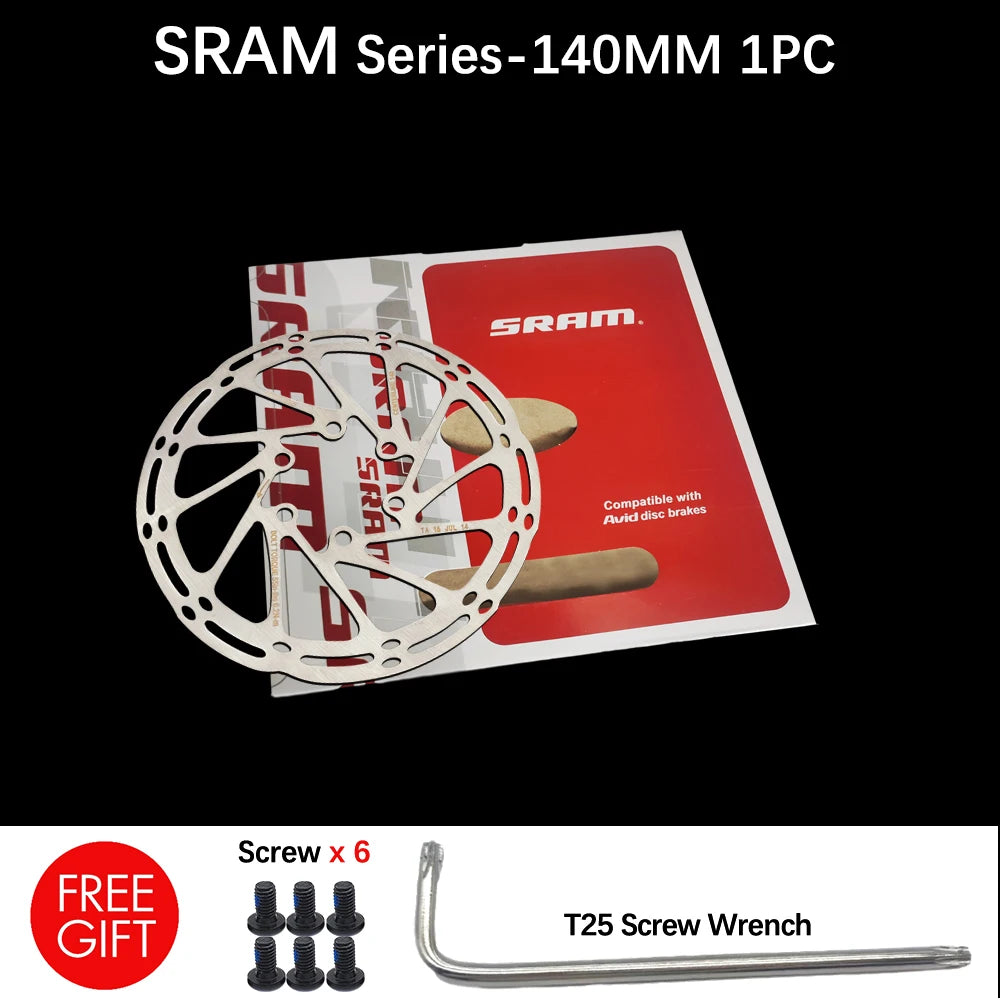 Sram AVID RT56 Bike Brake Rotor Centerline 160 180 203 Hydraulic Disc Brake Rotors With Bolts for MTB Mountain Road Bike Scooter
