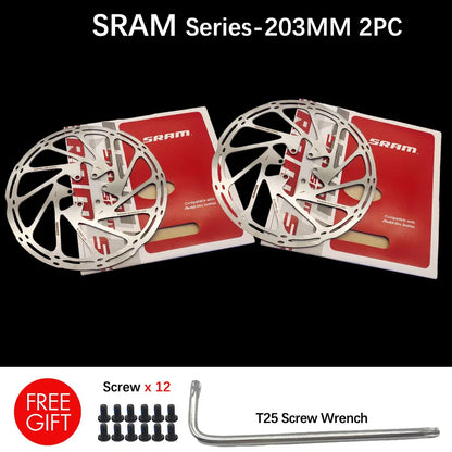 Sram AVID RT56 Bike Brake Rotor Centerline 160 180 203 Hydraulic Disc Brake Rotors With Bolts for MTB Mountain Road Bike Scooter