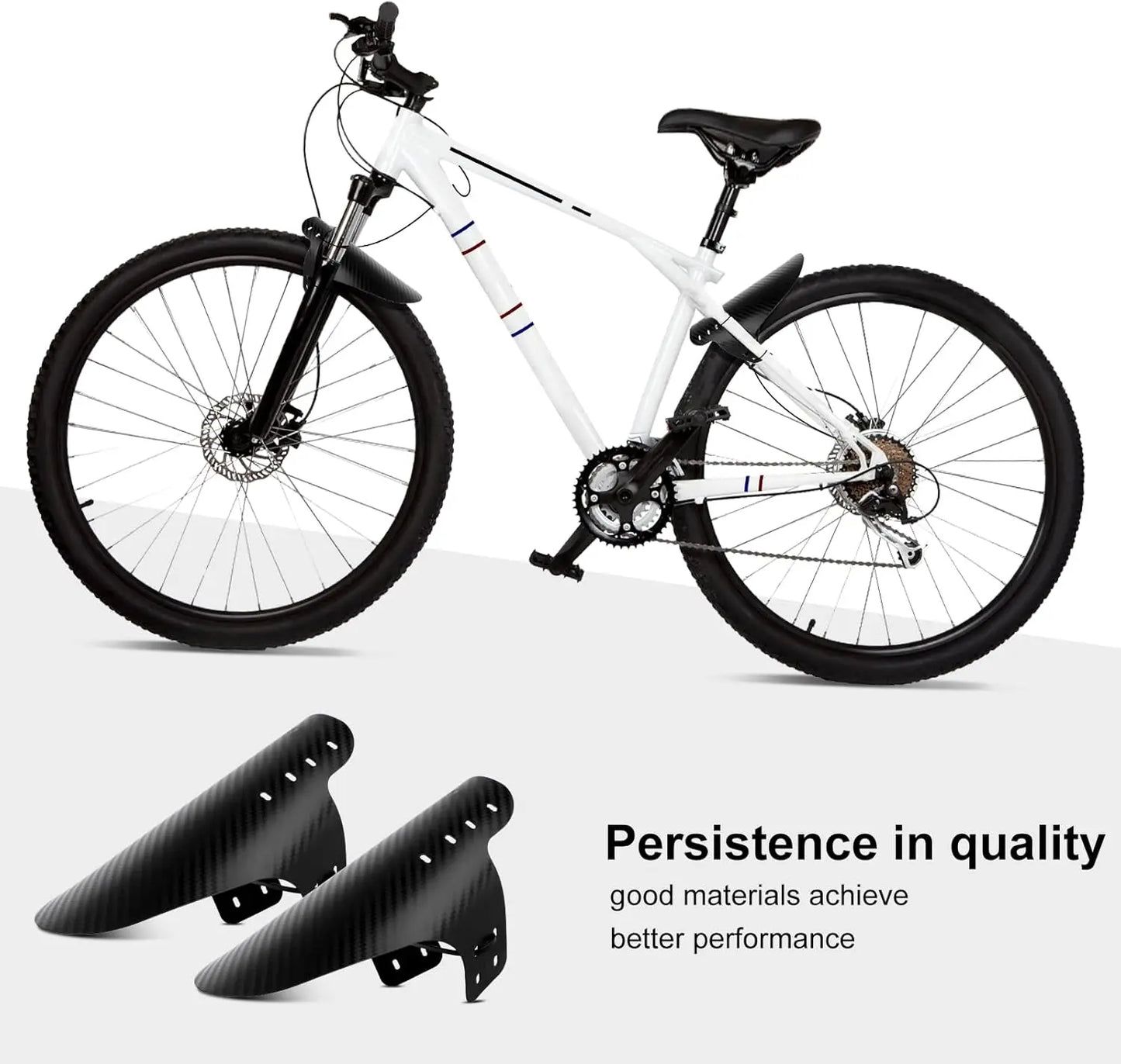 2 Mud Guard Carbon Optik Front/Rear