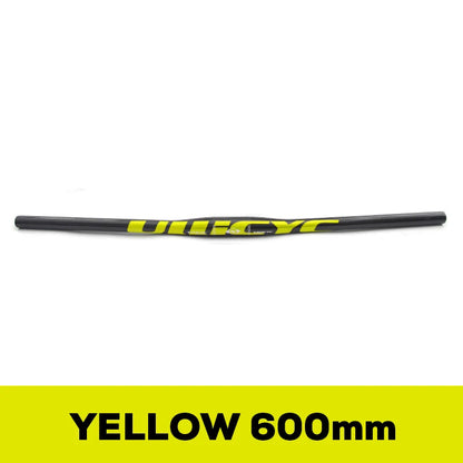 ULLICYC 3K Carbon MTB Lenker – 31.8mm | 580–740mm | Flat & Rise | Fluorescent Yellow | Trail & Enduro