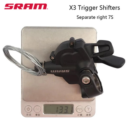 SRAM X3 X5 Trigger Shifters 7S 9S Bike Shifters X4 Medium Rear Derailleur Mountain Bike Derailleur Finger Dial