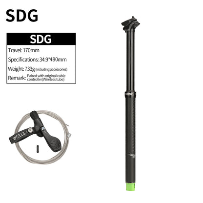 ONE Dropper Seatpost – 34.9mm | 481mm | 788g | Interne Zugführung | Trail & Enduro