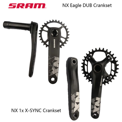SRAM NX Eagle DUB Kurbelgarnitur NX 1x X-SYNC Crankset 175mm 30T 32T NX GXP Eagle Mountain Bike Crankset
